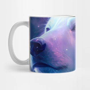 Polar Bear Animal Portrait Painting Wildlife Outdoors Adventure Mug